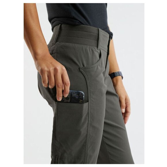 NWT Title Nine Women Gray Clamber Capri Hiking Nylon Pants 12 MSRP$109 - Picture 6 of 12